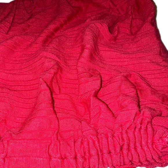 “Flirty” Pink Two Piece Ribbed Matching Mini Skirt Set - Small, Medium & Large. - Picture 6 of 6